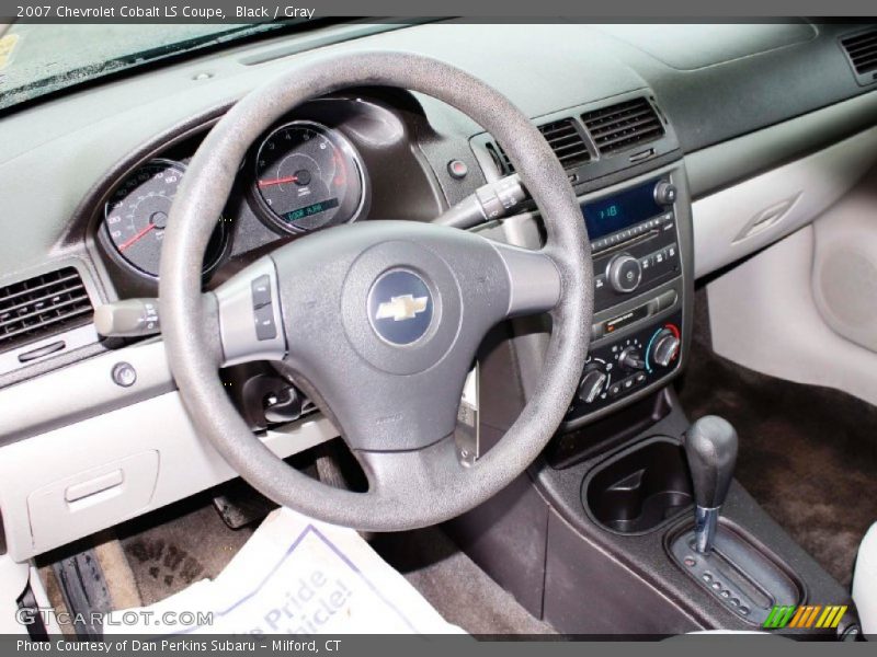 Black / Gray 2007 Chevrolet Cobalt LS Coupe