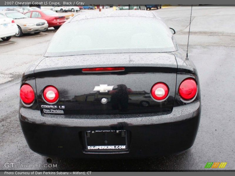 Black / Gray 2007 Chevrolet Cobalt LS Coupe