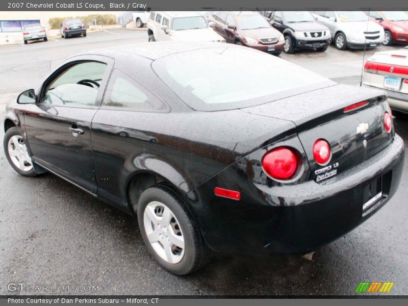 Black / Gray 2007 Chevrolet Cobalt LS Coupe