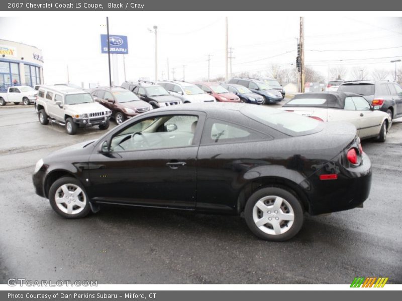 Black / Gray 2007 Chevrolet Cobalt LS Coupe