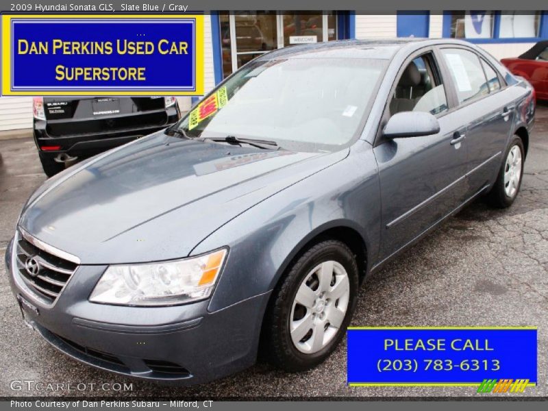 Slate Blue / Gray 2009 Hyundai Sonata GLS