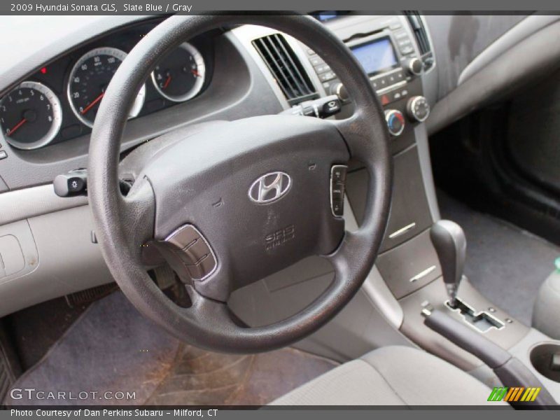 Slate Blue / Gray 2009 Hyundai Sonata GLS