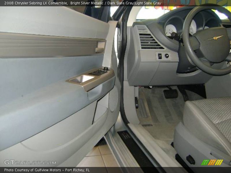 Bright Silver Metallic / Dark Slate Gray/Light Slate Gray 2008 Chrysler Sebring LX Convertible