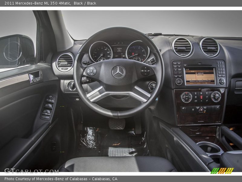 Black / Black 2011 Mercedes-Benz ML 350 4Matic