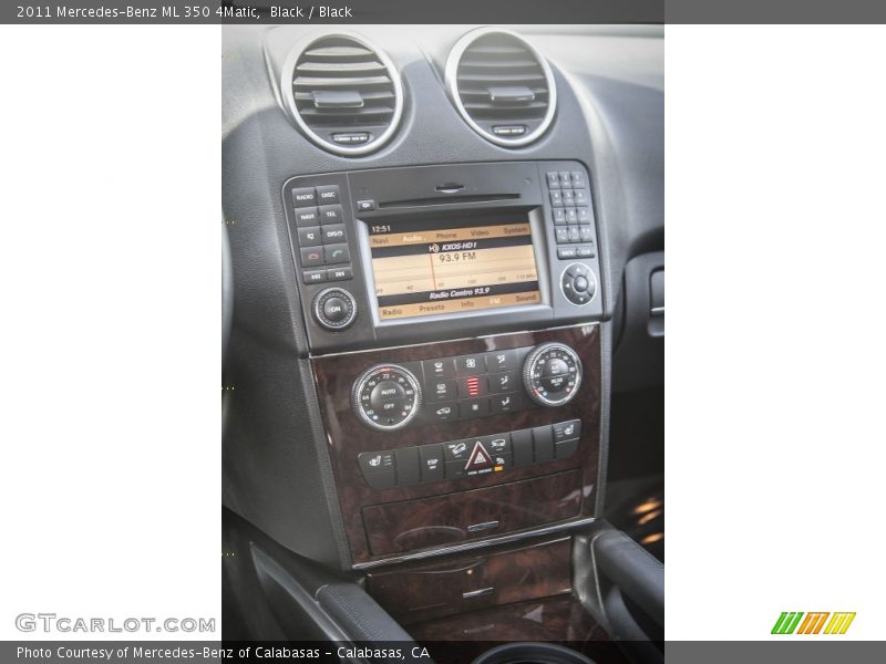 Black / Black 2011 Mercedes-Benz ML 350 4Matic