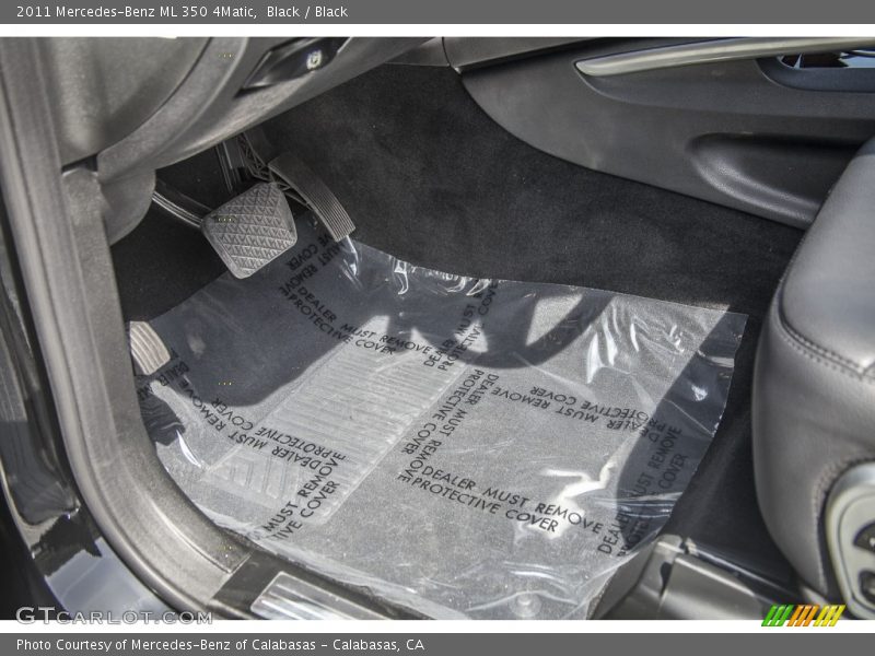 Black / Black 2011 Mercedes-Benz ML 350 4Matic
