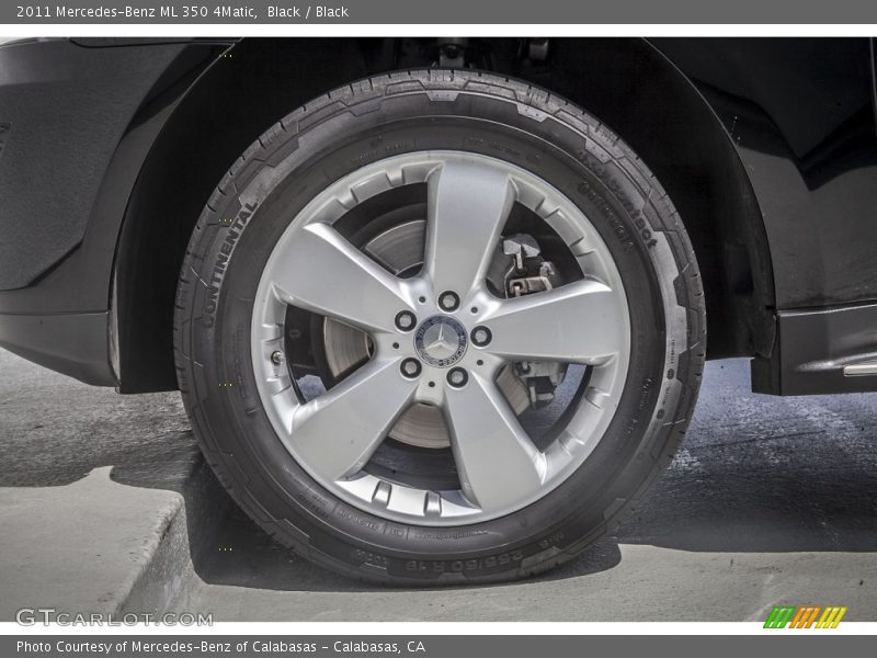 Black / Black 2011 Mercedes-Benz ML 350 4Matic