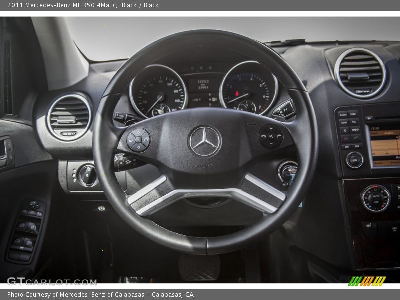 Black / Black 2011 Mercedes-Benz ML 350 4Matic