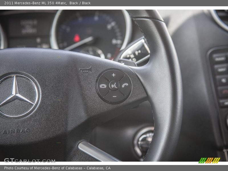 Black / Black 2011 Mercedes-Benz ML 350 4Matic