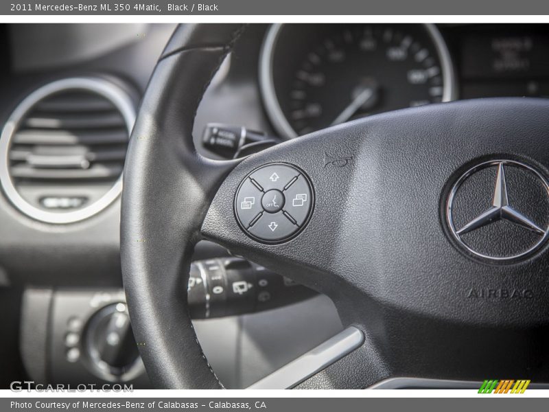 Black / Black 2011 Mercedes-Benz ML 350 4Matic