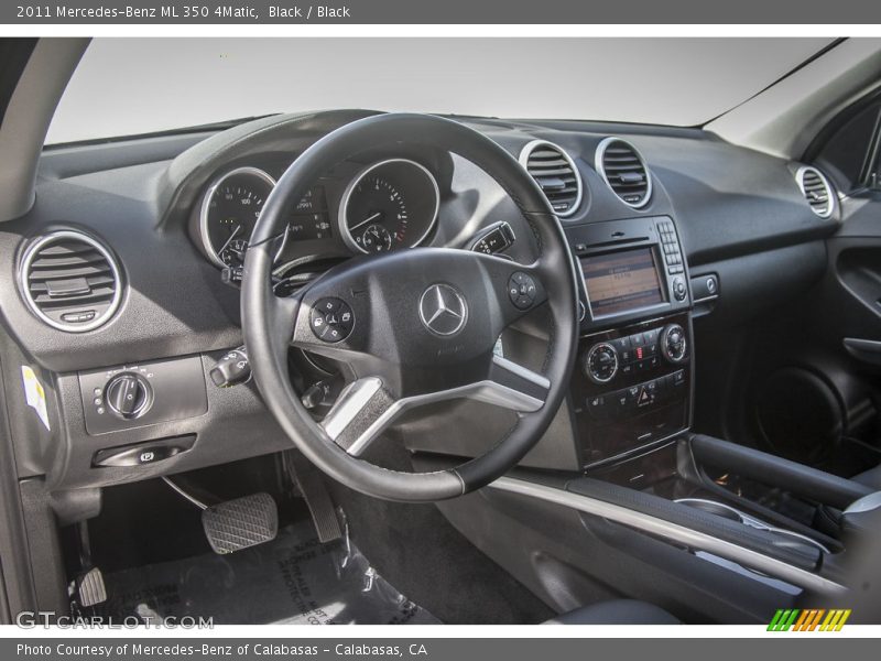 Black / Black 2011 Mercedes-Benz ML 350 4Matic