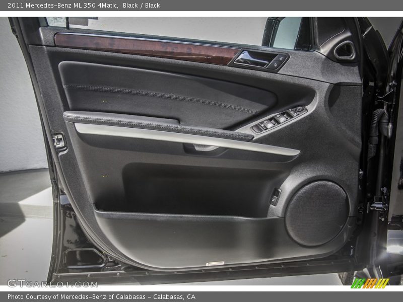 Black / Black 2011 Mercedes-Benz ML 350 4Matic