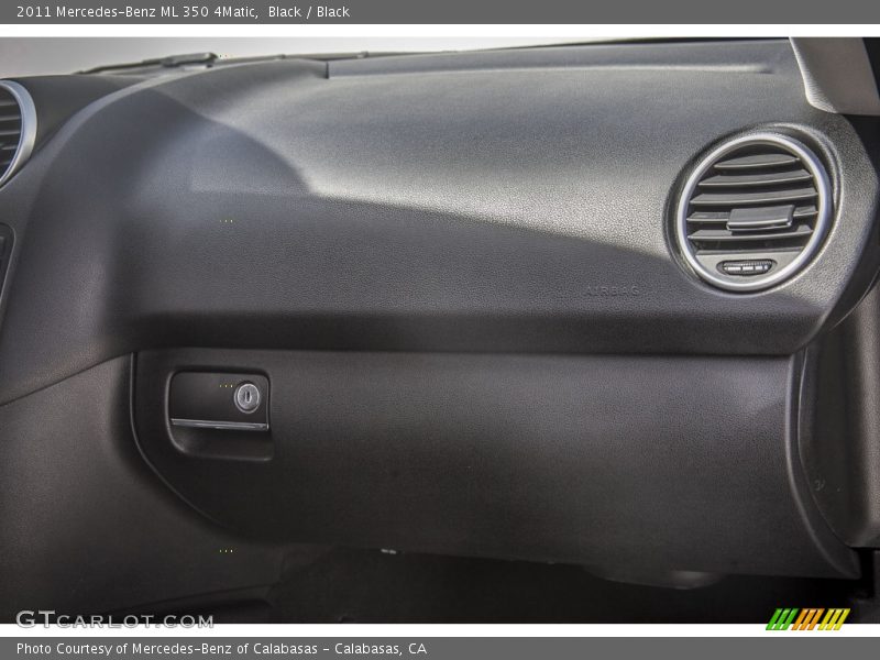 Black / Black 2011 Mercedes-Benz ML 350 4Matic