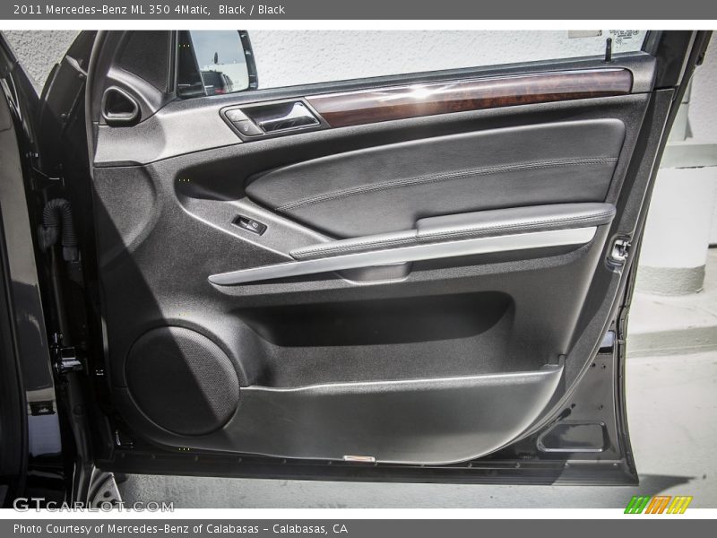 Black / Black 2011 Mercedes-Benz ML 350 4Matic