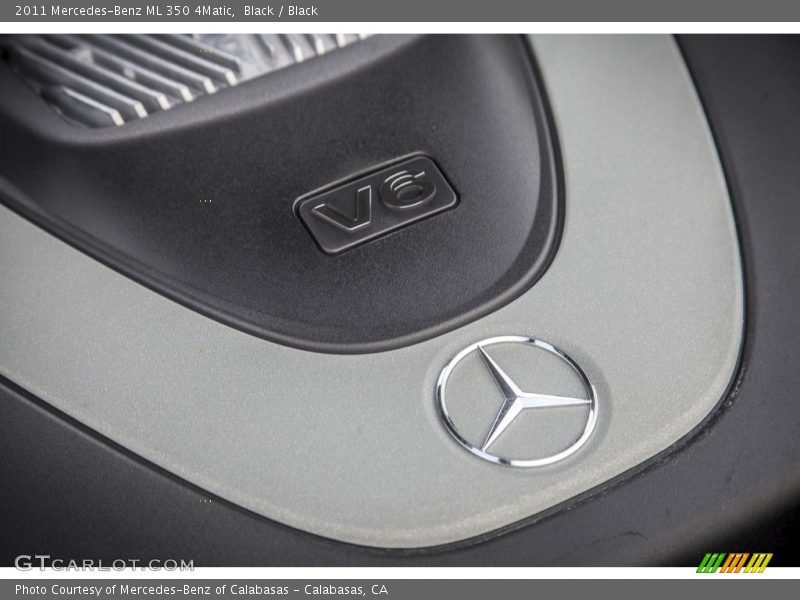 Black / Black 2011 Mercedes-Benz ML 350 4Matic