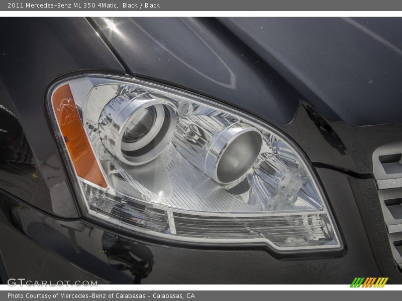 Black / Black 2011 Mercedes-Benz ML 350 4Matic