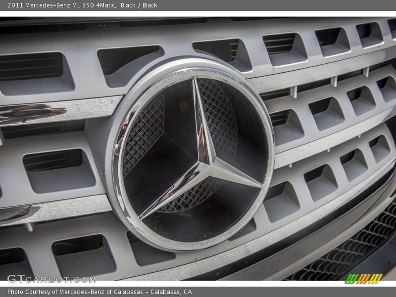 Black / Black 2011 Mercedes-Benz ML 350 4Matic
