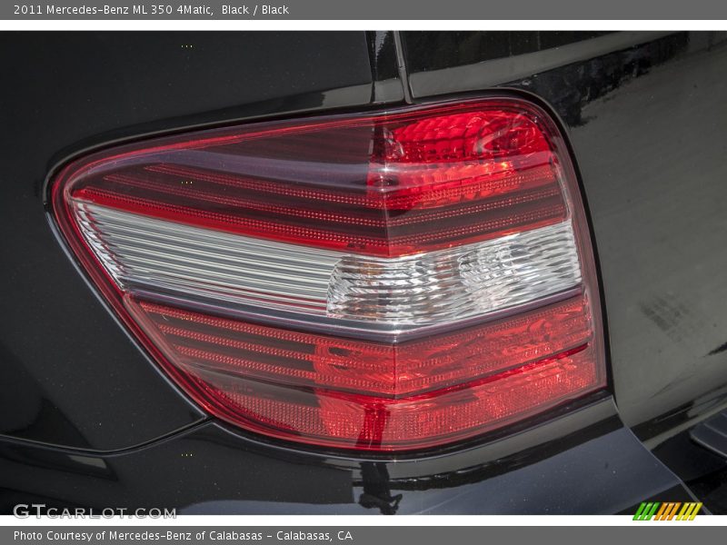 Black / Black 2011 Mercedes-Benz ML 350 4Matic