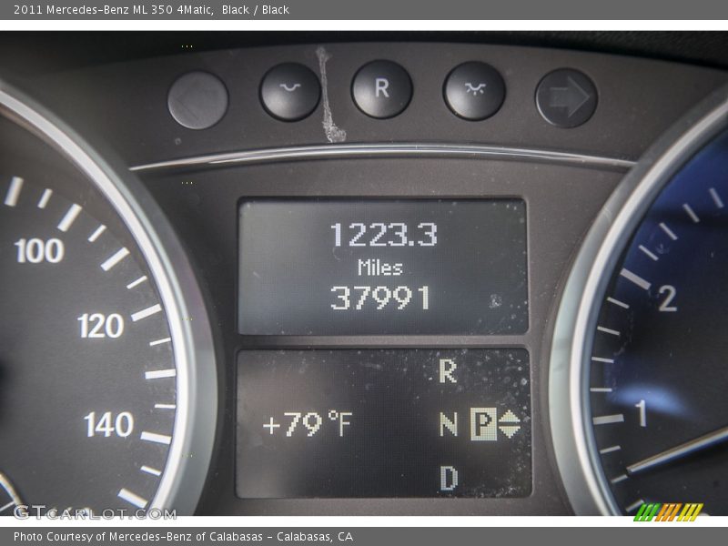 Black / Black 2011 Mercedes-Benz ML 350 4Matic