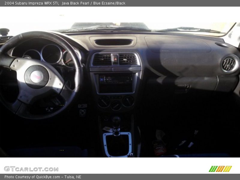 Java Black Pearl / Blue Ecsaine/Black 2004 Subaru Impreza WRX STi