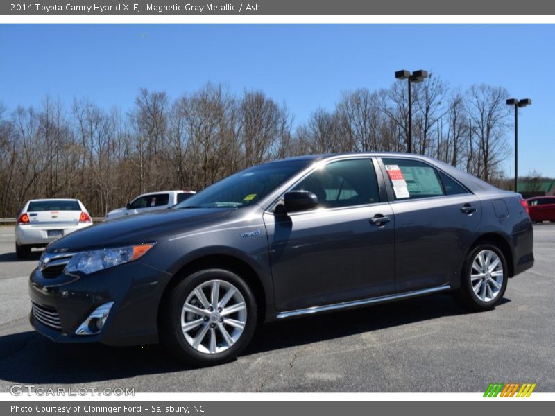 Magnetic Gray Metallic / Ash 2014 Toyota Camry Hybrid XLE