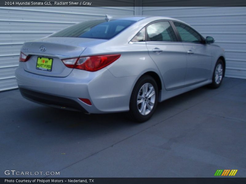 Radiant Silver / Gray 2014 Hyundai Sonata GLS