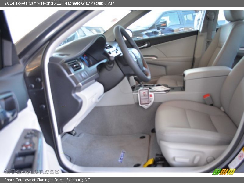 Magnetic Gray Metallic / Ash 2014 Toyota Camry Hybrid XLE
