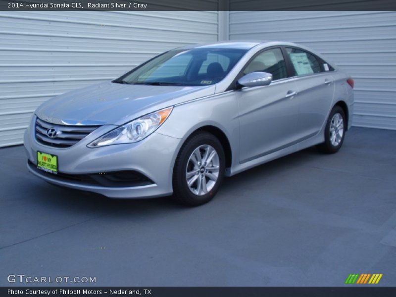 Radiant Silver / Gray 2014 Hyundai Sonata GLS