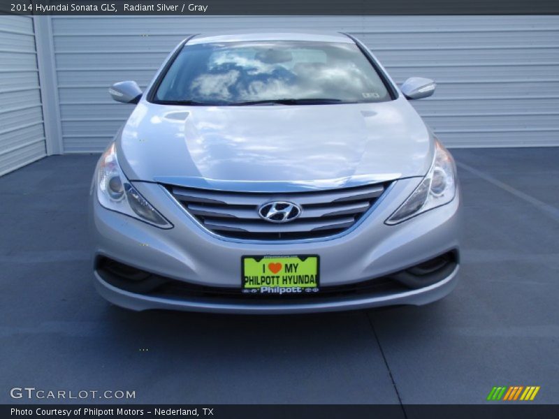 Radiant Silver / Gray 2014 Hyundai Sonata GLS