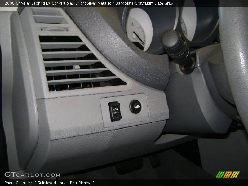 Bright Silver Metallic / Dark Slate Gray/Light Slate Gray 2008 Chrysler Sebring LX Convertible