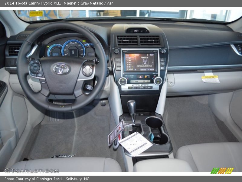 Magnetic Gray Metallic / Ash 2014 Toyota Camry Hybrid XLE