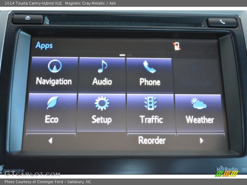 Magnetic Gray Metallic / Ash 2014 Toyota Camry Hybrid XLE