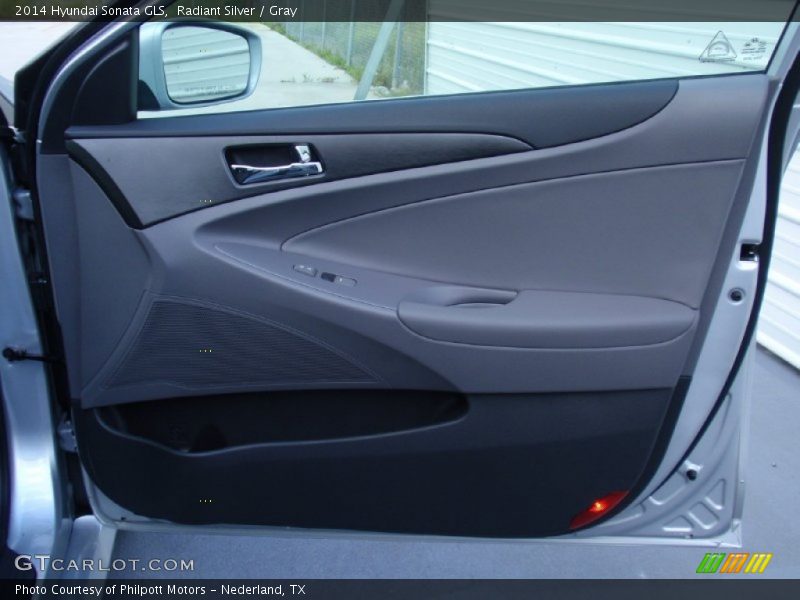 Radiant Silver / Gray 2014 Hyundai Sonata GLS