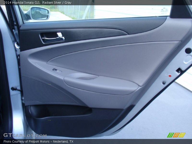 Radiant Silver / Gray 2014 Hyundai Sonata GLS