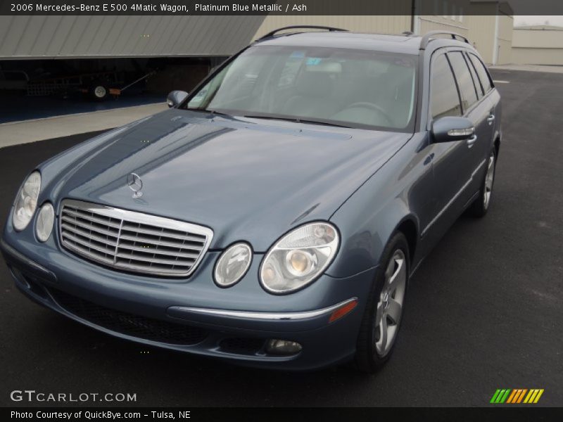 Platinum Blue Metallic / Ash 2006 Mercedes-Benz E 500 4Matic Wagon