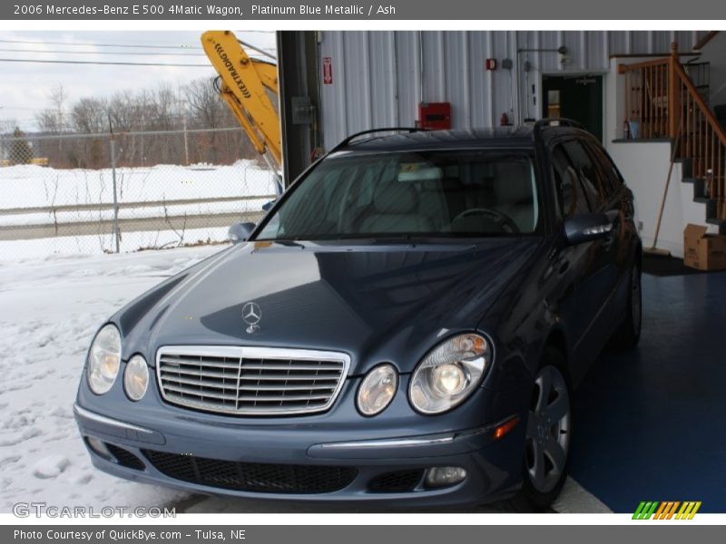 Platinum Blue Metallic / Ash 2006 Mercedes-Benz E 500 4Matic Wagon