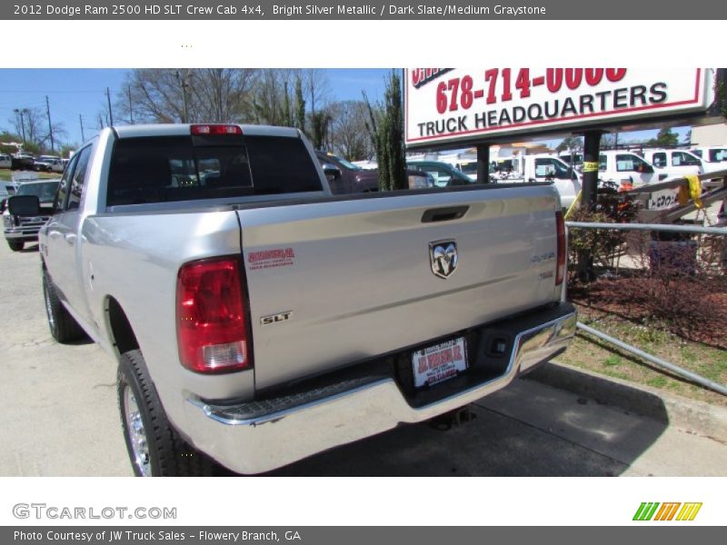Bright Silver Metallic / Dark Slate/Medium Graystone 2012 Dodge Ram 2500 HD SLT Crew Cab 4x4