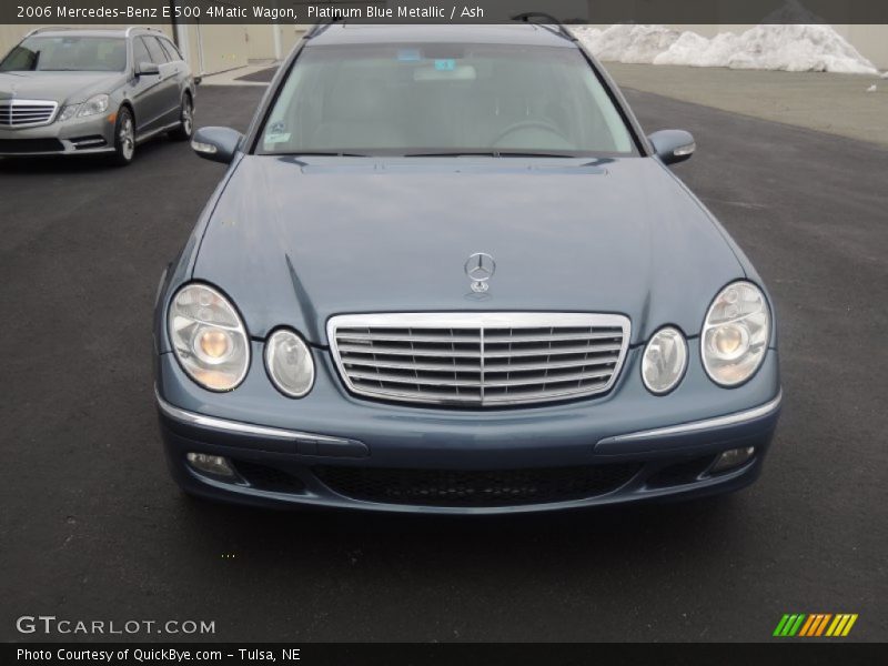 Platinum Blue Metallic / Ash 2006 Mercedes-Benz E 500 4Matic Wagon