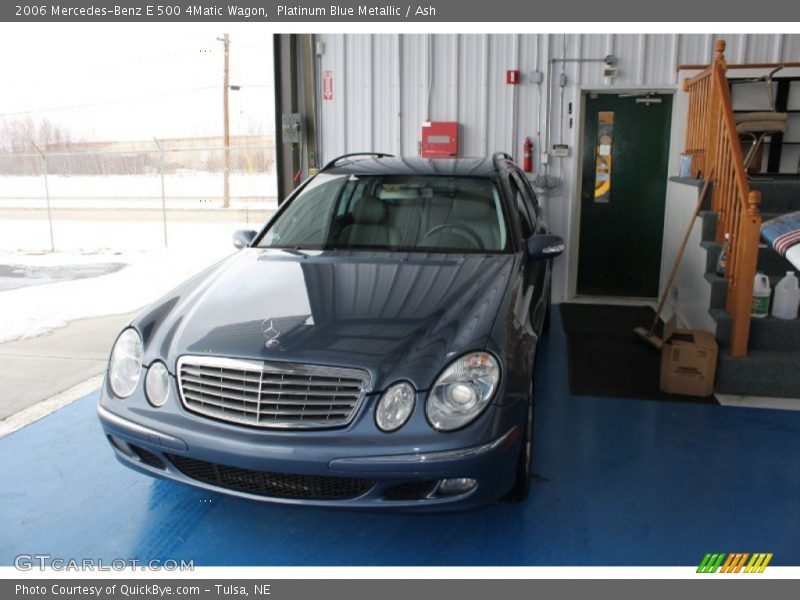 Platinum Blue Metallic / Ash 2006 Mercedes-Benz E 500 4Matic Wagon