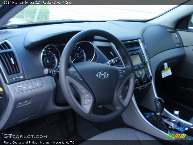 Radiant Silver / Gray 2014 Hyundai Sonata GLS