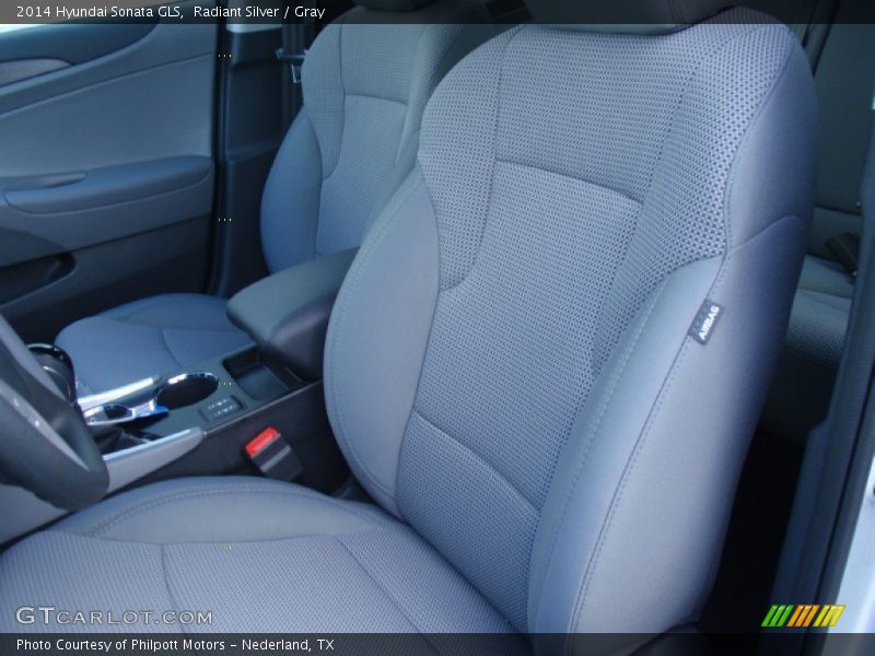 Radiant Silver / Gray 2014 Hyundai Sonata GLS