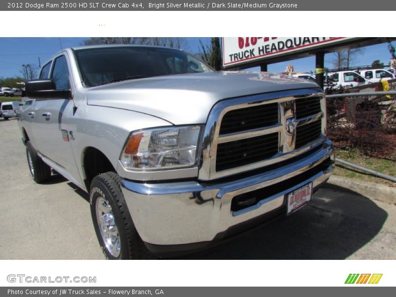 Bright Silver Metallic / Dark Slate/Medium Graystone 2012 Dodge Ram 2500 HD SLT Crew Cab 4x4