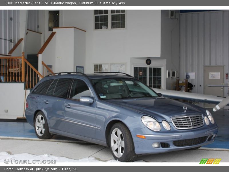 Platinum Blue Metallic / Ash 2006 Mercedes-Benz E 500 4Matic Wagon