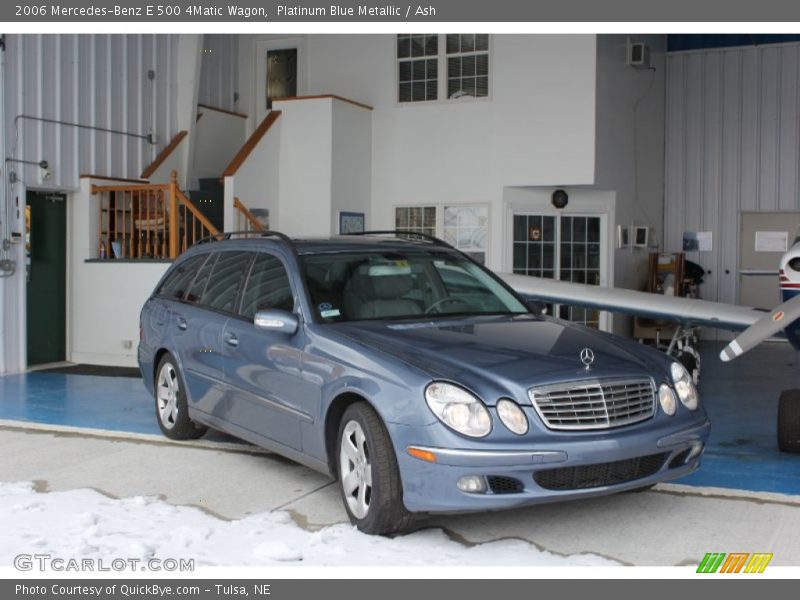 Platinum Blue Metallic / Ash 2006 Mercedes-Benz E 500 4Matic Wagon