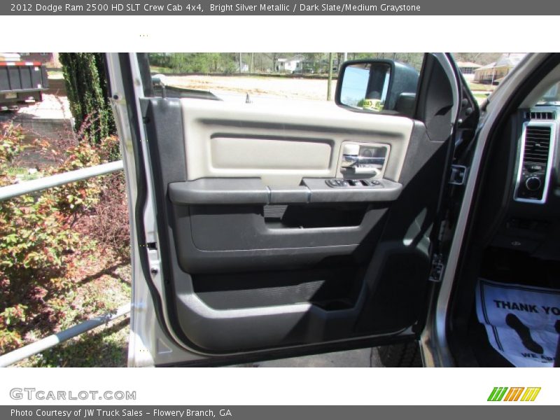Bright Silver Metallic / Dark Slate/Medium Graystone 2012 Dodge Ram 2500 HD SLT Crew Cab 4x4