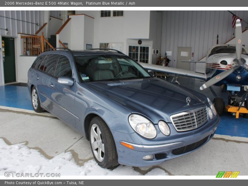 Platinum Blue Metallic / Ash 2006 Mercedes-Benz E 500 4Matic Wagon