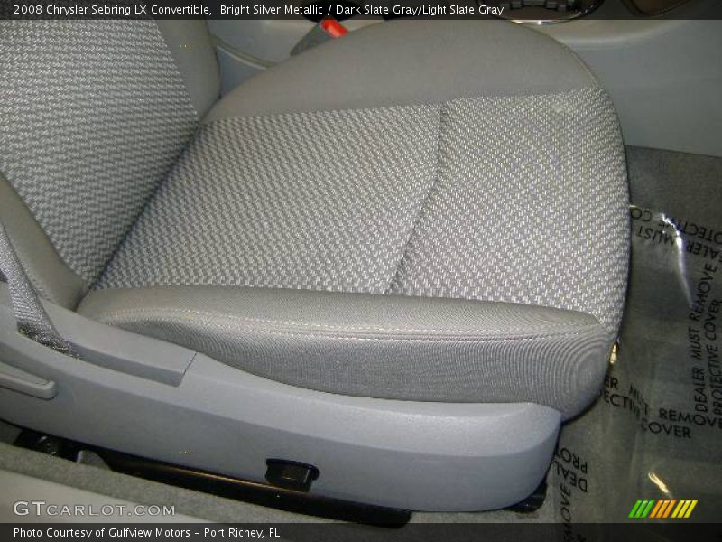 Bright Silver Metallic / Dark Slate Gray/Light Slate Gray 2008 Chrysler Sebring LX Convertible