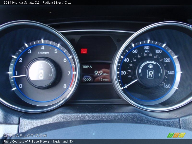 Radiant Silver / Gray 2014 Hyundai Sonata GLS