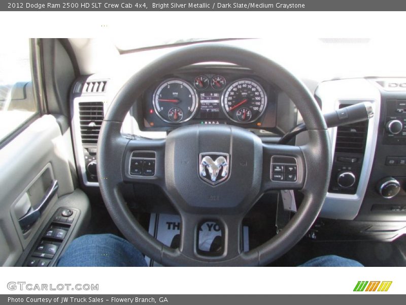 Bright Silver Metallic / Dark Slate/Medium Graystone 2012 Dodge Ram 2500 HD SLT Crew Cab 4x4