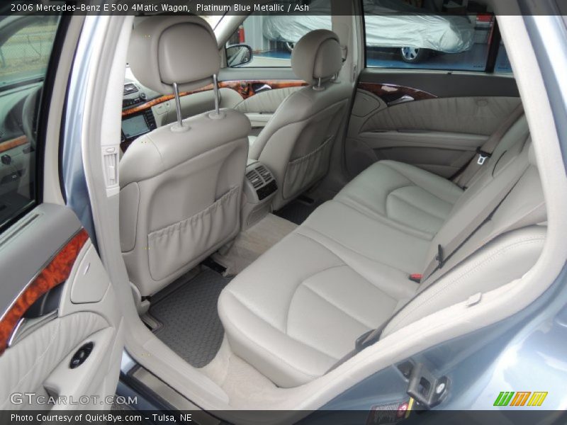 Rear Seat of 2006 E 500 4Matic Wagon